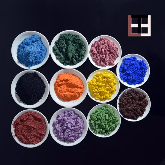 Hochtemperatur-Keramikglasur-Becher, pigmentierte lila-violette Farbe