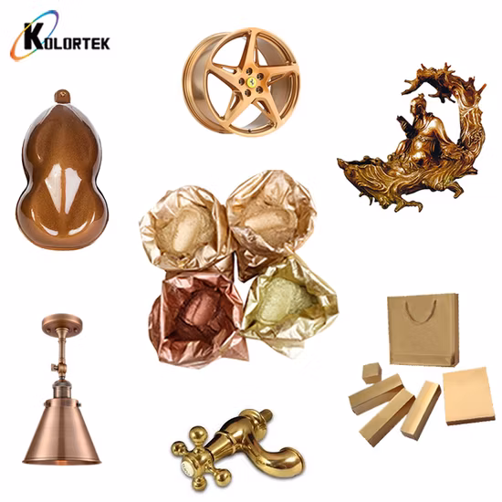 Metallisches Hochglanzpigment-Kupferpulver für Stoffdruck, Tapetenbeschichtung, Malerei