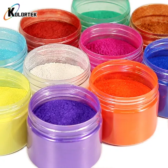 Kolortek Anorganisches Pigment Glimmerpulverpigment für Epoxidharz, Lipgloss, Seife, Farbe