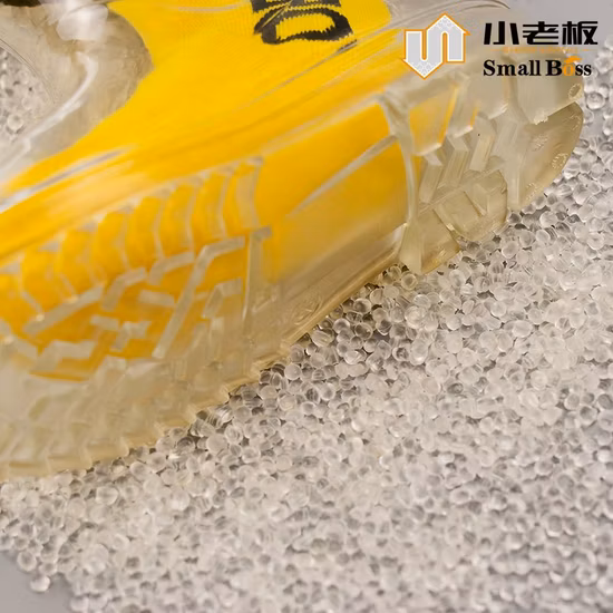 Langlebiges PVC-Granulat mit glatter Oberfläche und leuchtender Farbe für Schuhe